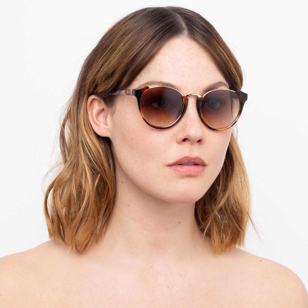 Color_LFL610C2SUN - Linda Farrow Tami C2 Oval Sunglasses