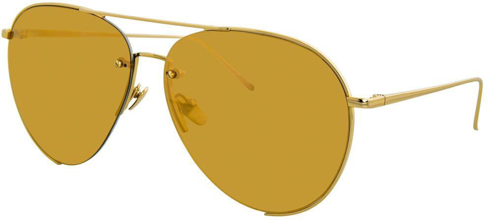 Color_LFL624C1SUN - Linda Farrow 624 C1 Aviator Sunglasses