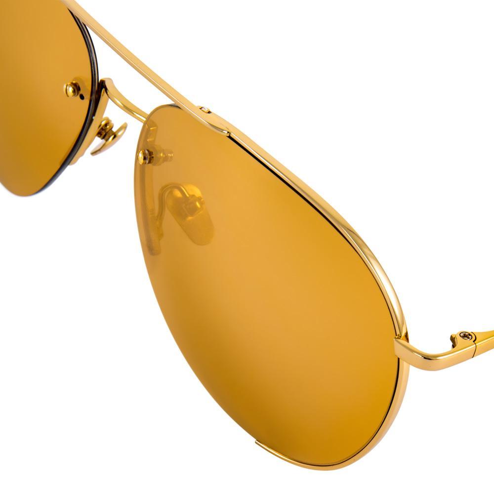 Color_LFL624C1SUN - Linda Farrow 624 C1 Aviator Sunglasses