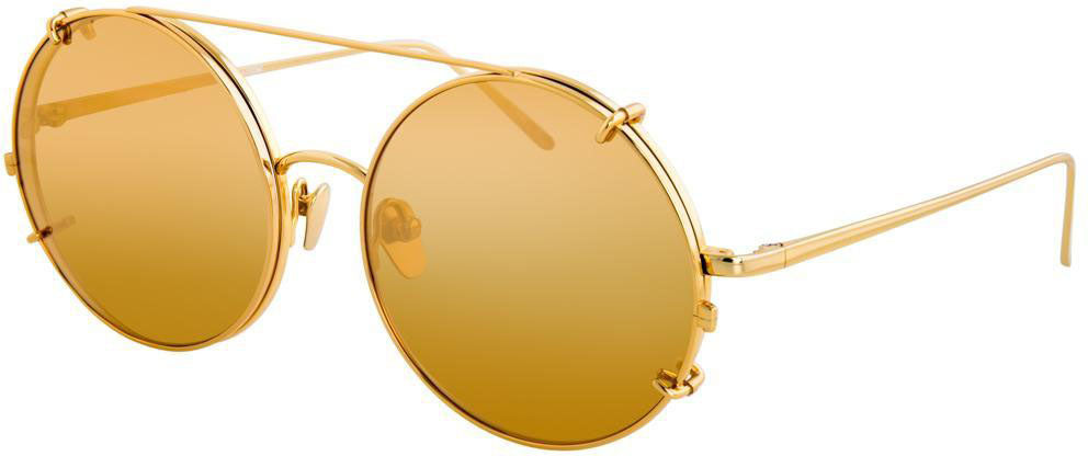 Color_LFL647C1SUN - Linda Farrow 647 C1 Round Sunglasses