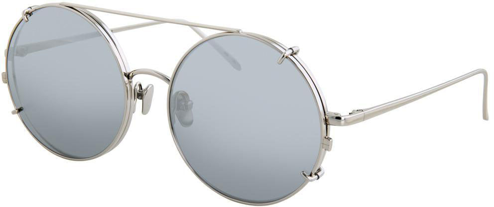 Color_LFL647C2SUN - Linda Farrow 647 C2 Round Sunglasses