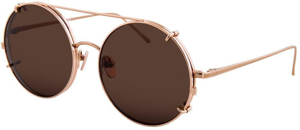 Color_LFL647C6SUN - Linda Farrow 647 C6 Round Sunglasses