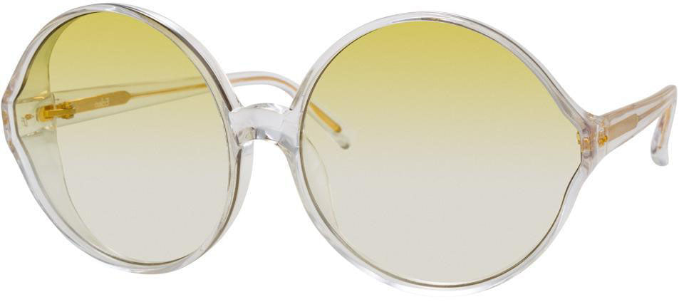 Color_LFL657C10SUN - Linda Farrow 657 C10 Round Sunglasses