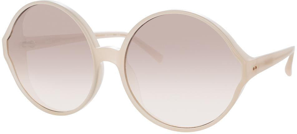 Color_LFL657C15SUN - Linda Farrow 657 C15 Round Sunglasses