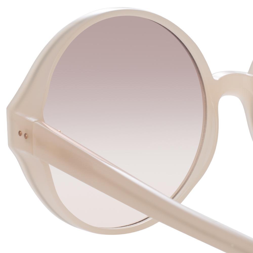 Color_LFL657C15SUN - Linda Farrow 657 C15 Round Sunglasses