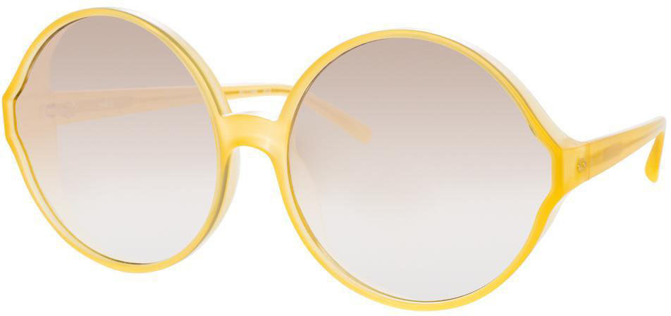 Color_LFL657C16SUN - Linda Farrow 657 C16 Round Sunglasses