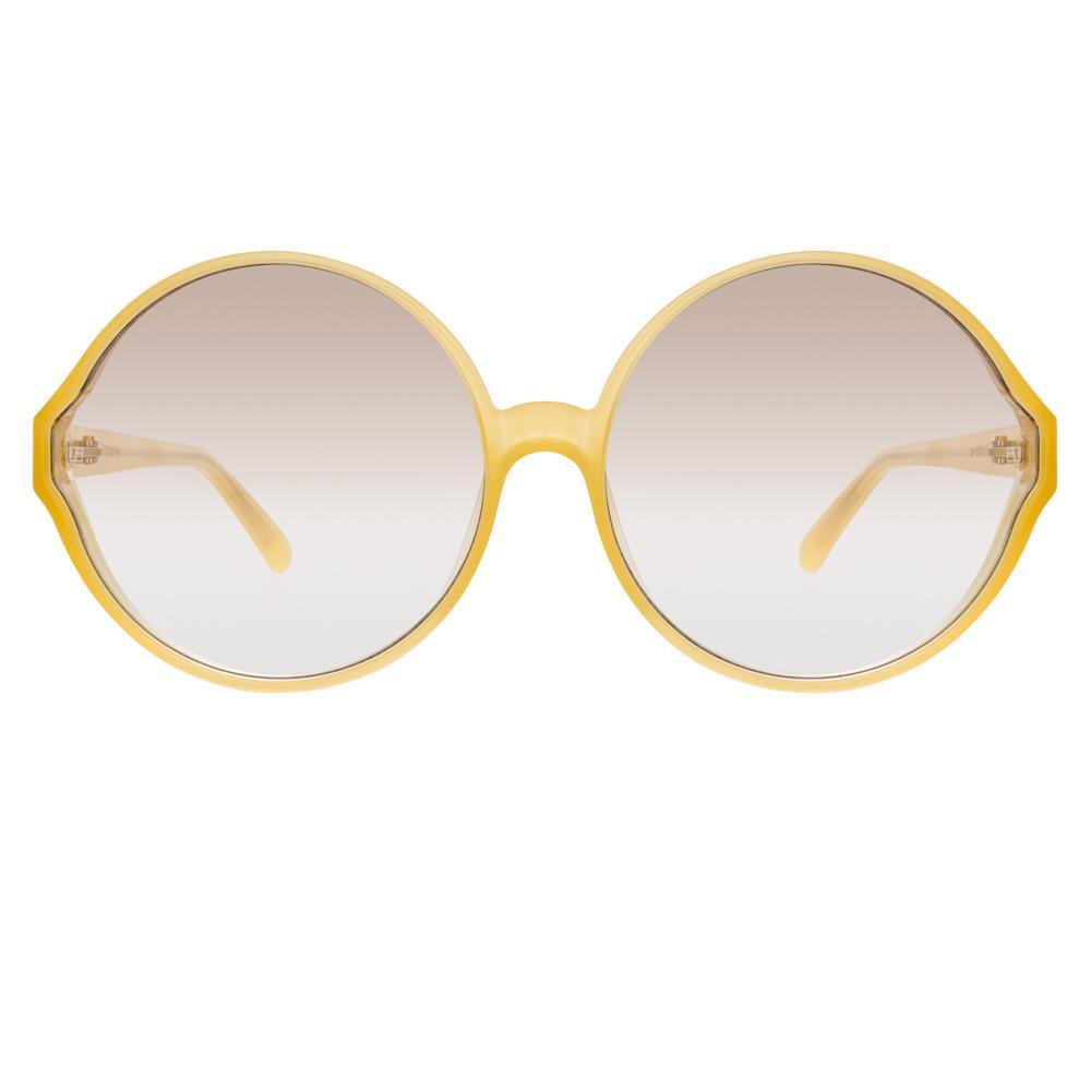Color_LFL657C16SUN - Linda Farrow 657 C16 Round Sunglasses