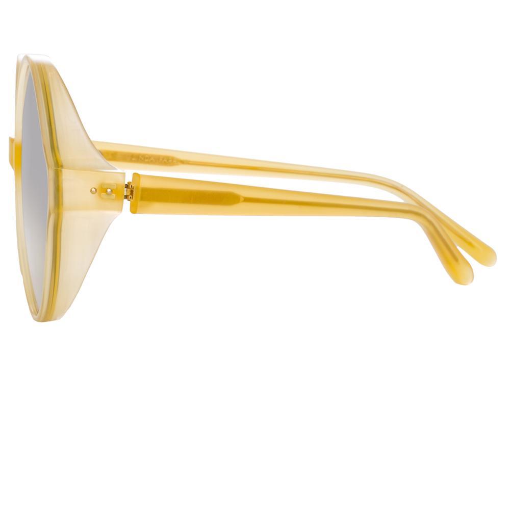 Color_LFL657C16SUN - Linda Farrow 657 C16 Round Sunglasses