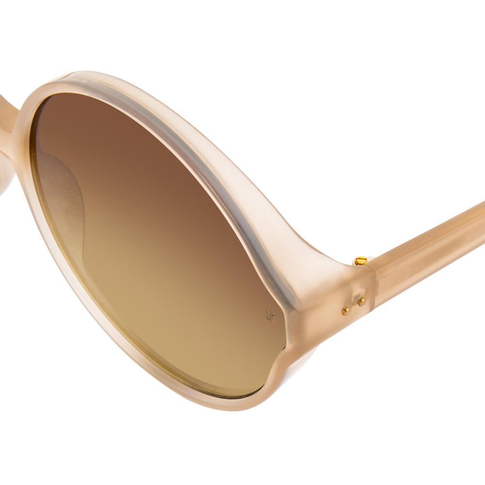 Color_LFL657C8SUN - Linda Farrow 657 C8 Round Sunglasses