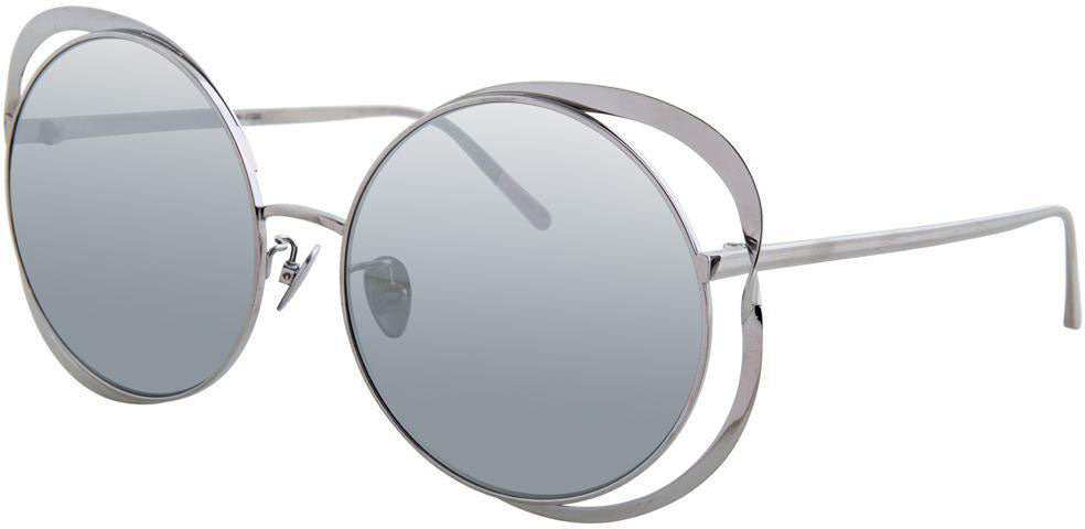 Color_LFL659C2SUN - Linda Farrow 659 C2 Round Sunglasses