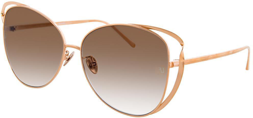 Color_LFL661C5SUN - Linda Farrow 661 C5 Cat Eye Sunglasses