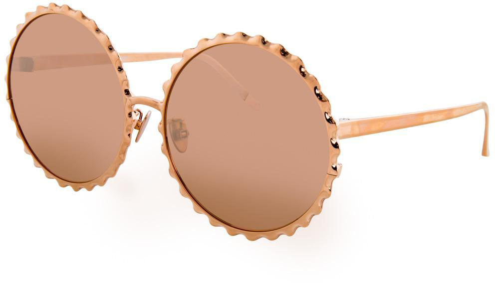 Color_LFL662C3SUN - Linda Farrow 662 C3 Round Sunglasses