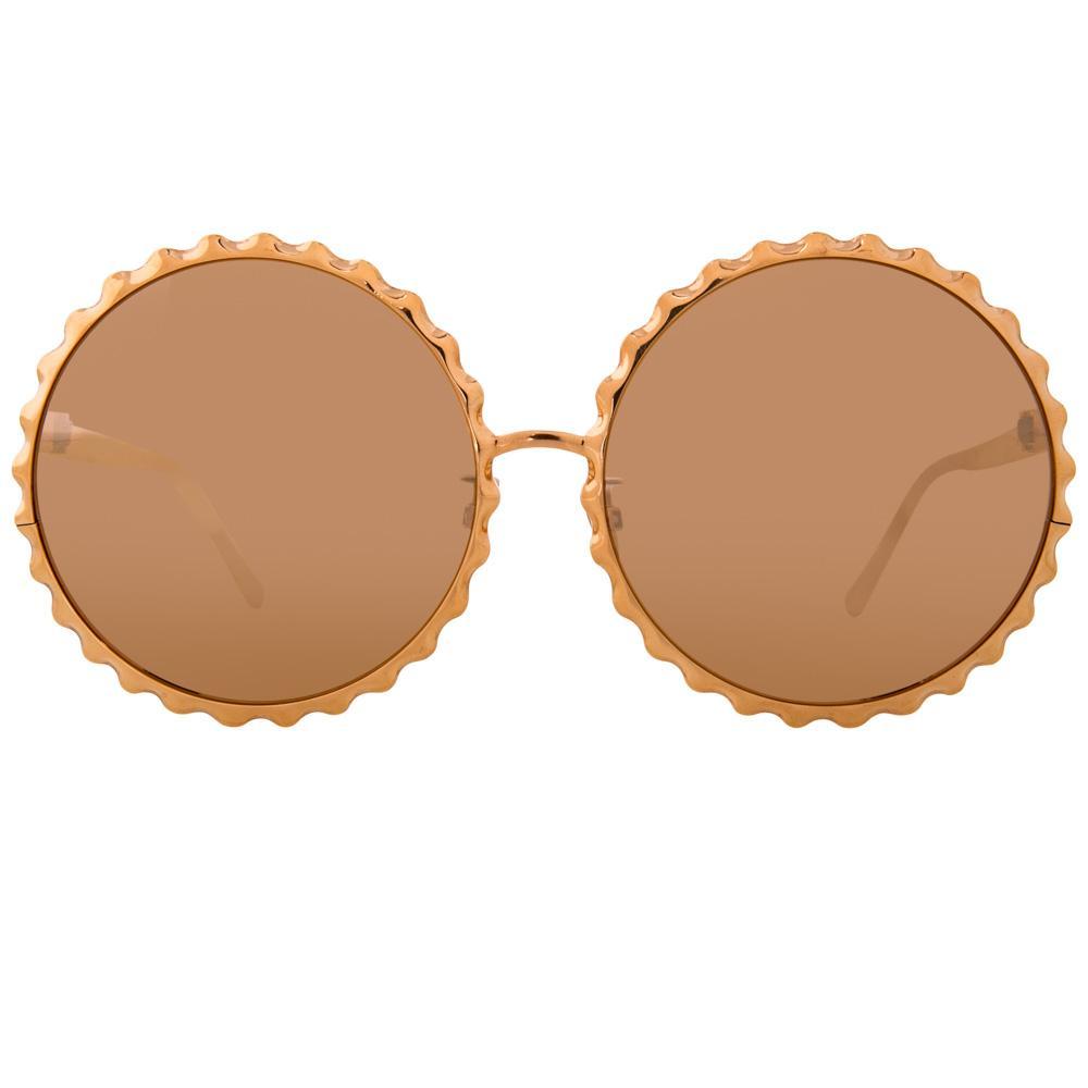 Color_LFL662C3SUN - Linda Farrow 662 C3 Round Sunglasses