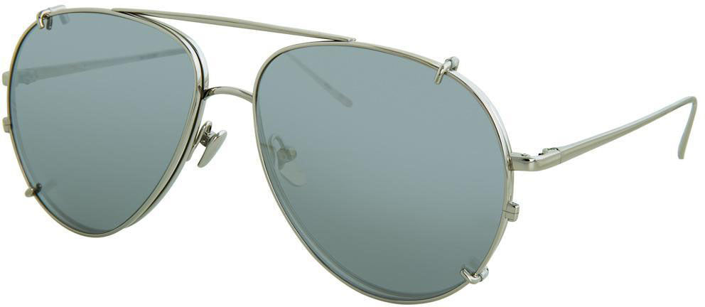 Color_LFL666C2SUN - Linda Farrow 666 C2 Aviator Sunglasses