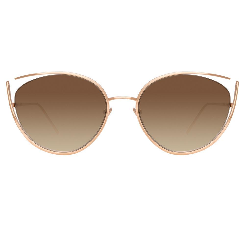 Color_LFL668C6SUN - Linda Farrow Fontaine C6 Cat Eye Sunglasses