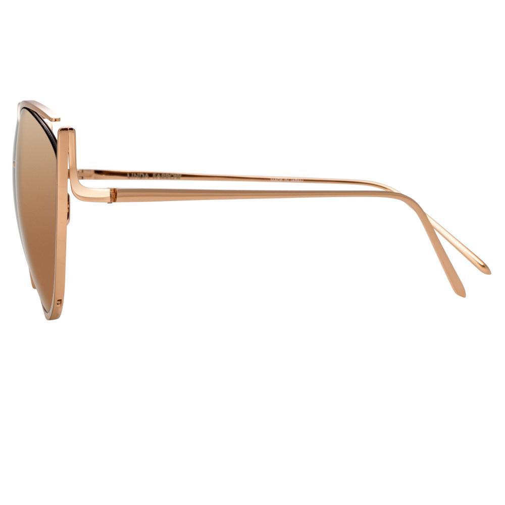 Color_LFL668C6SUN - Linda Farrow Fontaine C6 Cat Eye Sunglasses