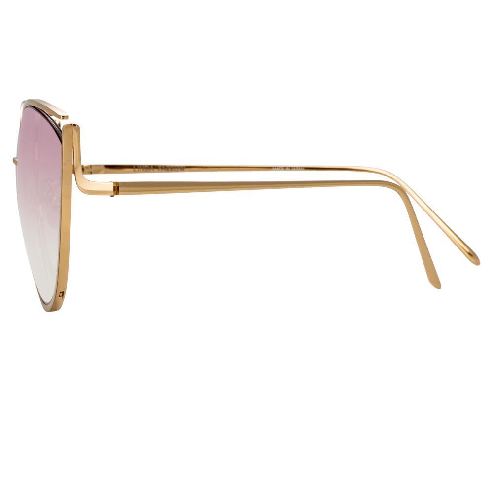 Color_LFL668C9SUN - Linda Farrow Jeanne C9 Cat Eye Sunglasses