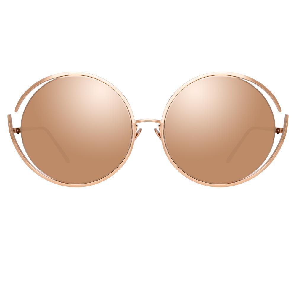 Color_LFL680C3SUN - Linda Farrow 680 C3 Round Sunglasses