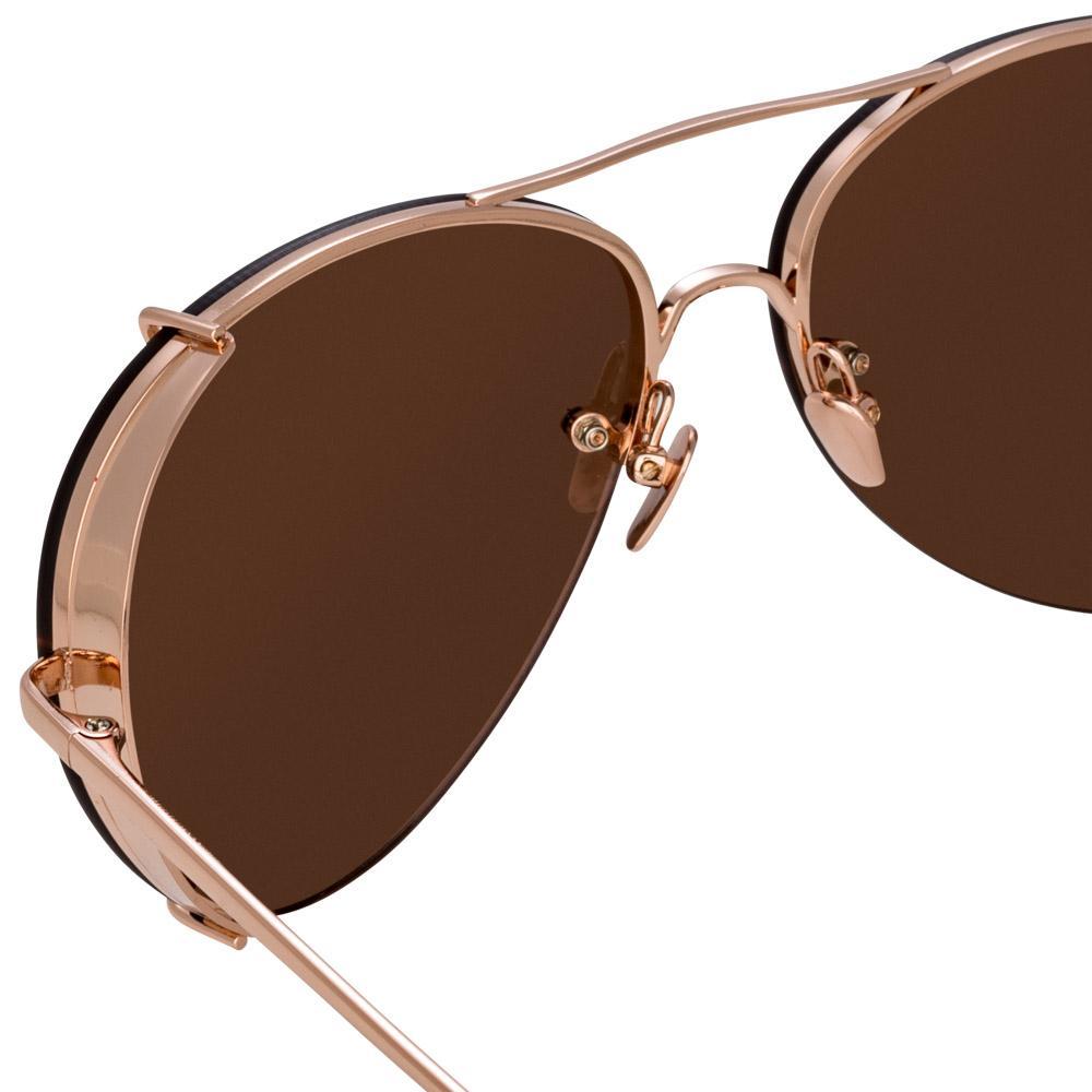 Color_LFL729C3SUN - Linda Farrow Peggy C3 Aviator Sunglasses