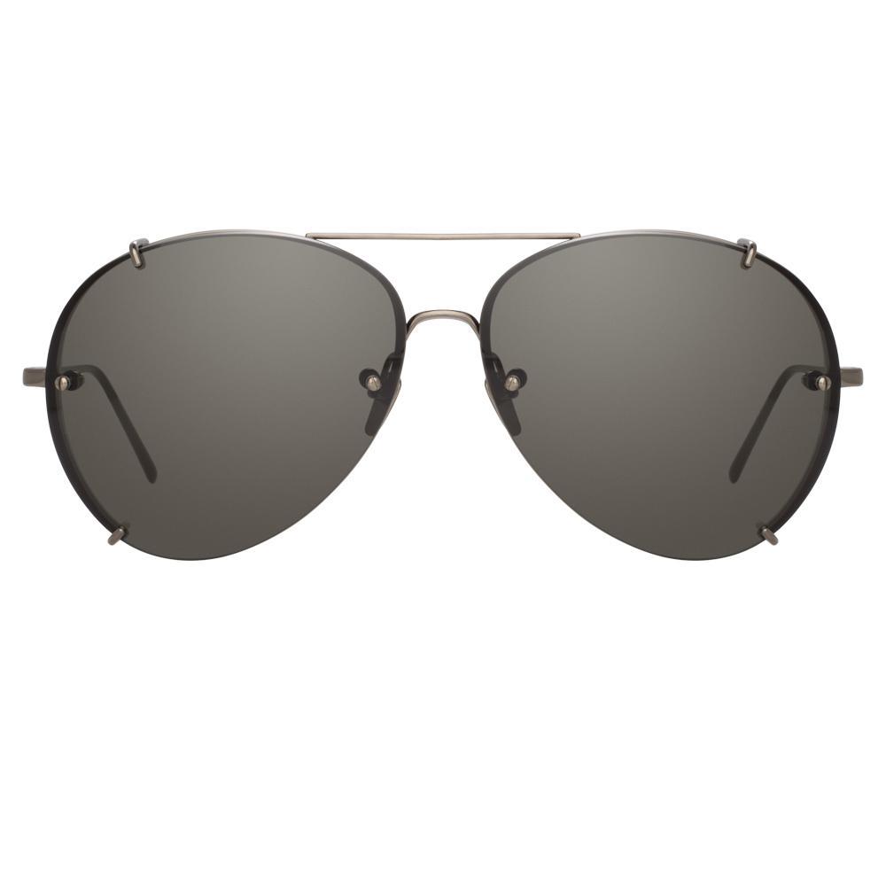 Color_LFL729C4SUN - Linda Farrow Peggy C4 Aviator Sunglasses