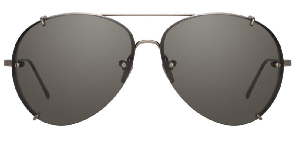 Color_LFL729C4SUN - Linda Farrow Peggy C4 Aviator Sunglasses