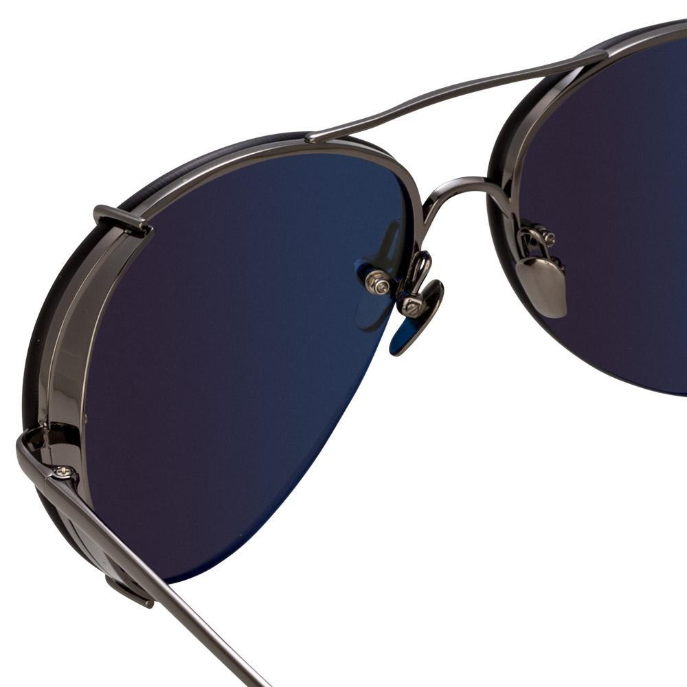 Color_LFL729C4SUN - Linda Farrow Peggy C4 Aviator Sunglasses