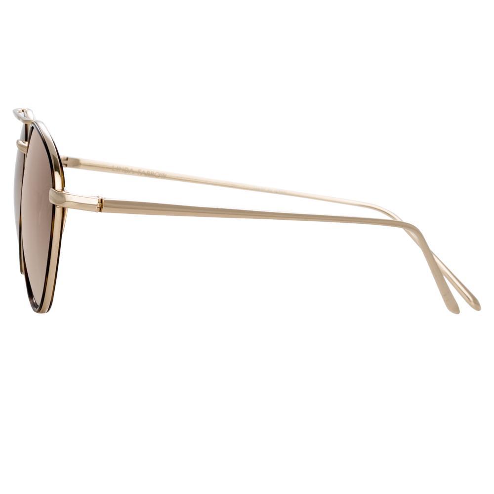 Color_LFL739C10SUN - Linda Farrow Haye C10 Aviator Sunglasses