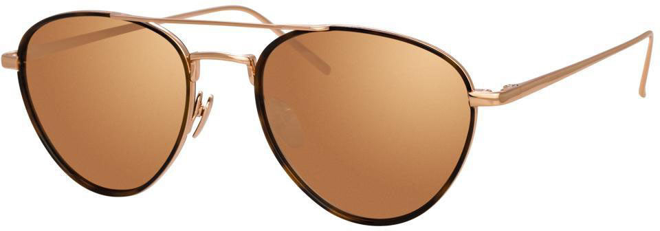 Color_LFL739C3SUN - Linda Farrow Haye C3 Aviator Sunglasses