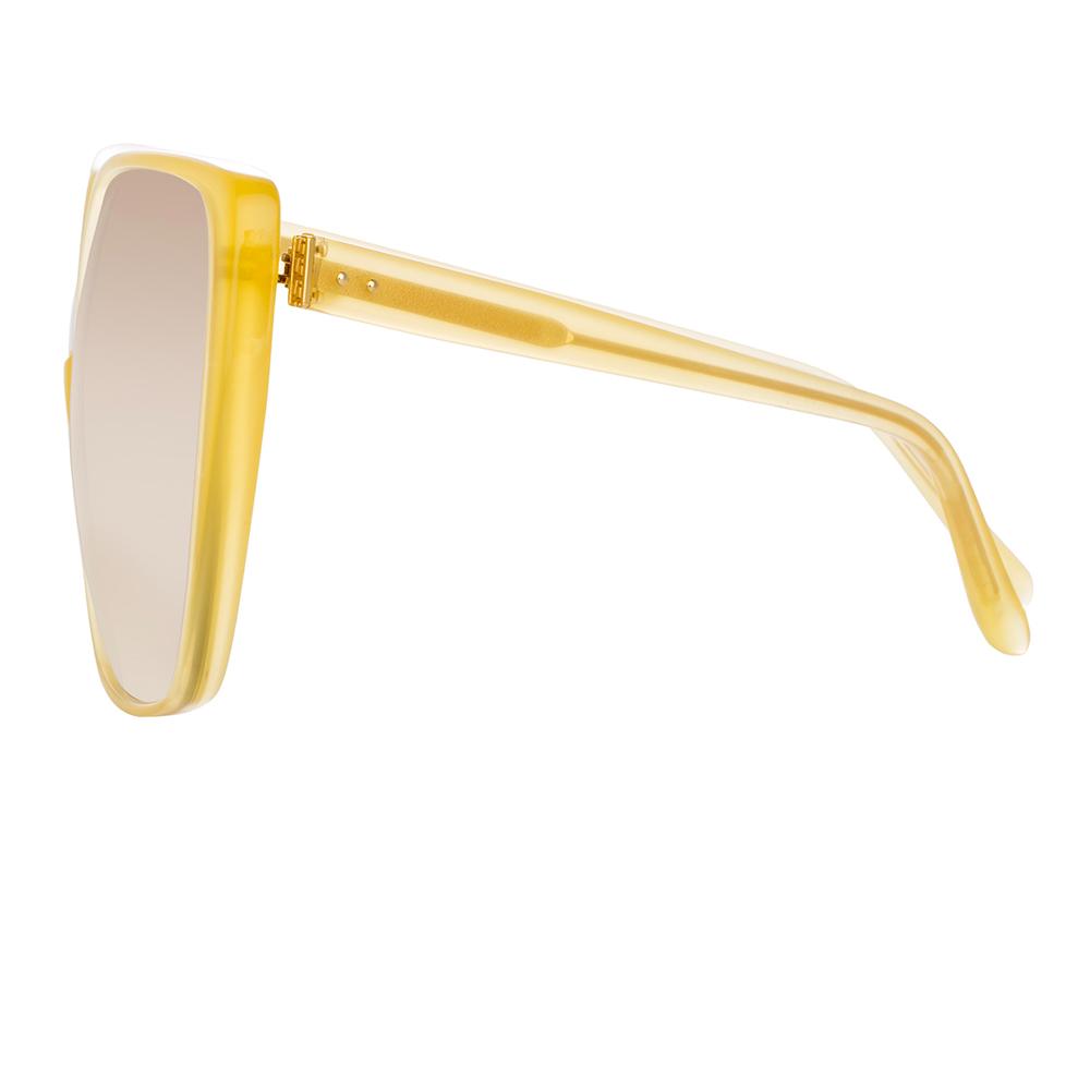 Color_LFL740C6SUN - Linda Farrow Ines C6 Oversized Sunglasses