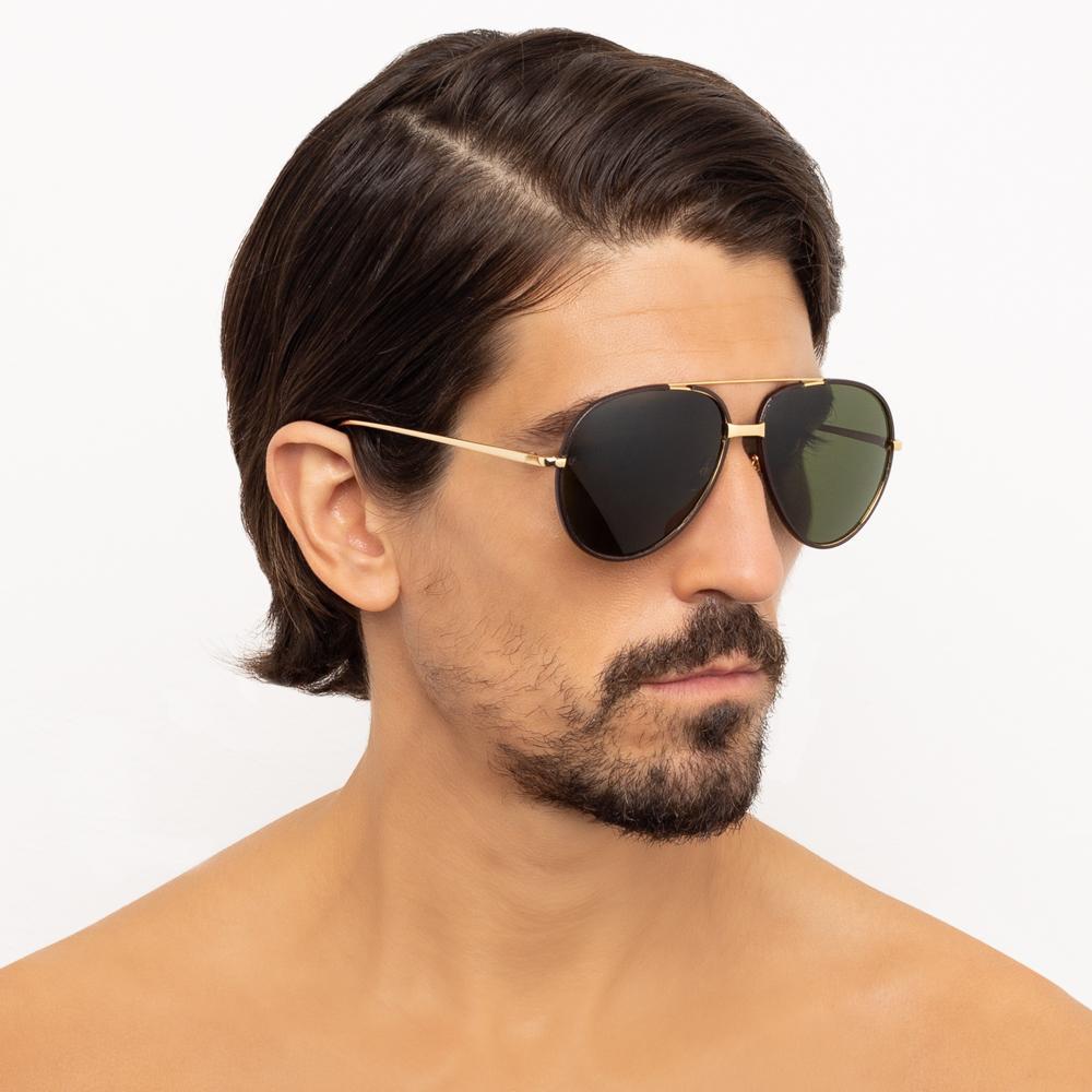 Color_LFL817C4SUN - Linda Farrow Salem C4 Aviator Sunglasses