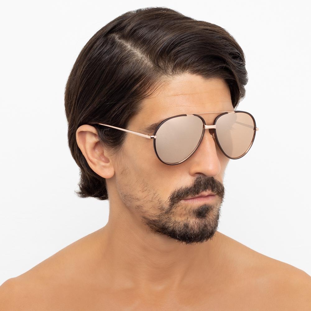 Color_LFL817C5SUN - Linda Farrow Salem C5 Aviator Sunglasses