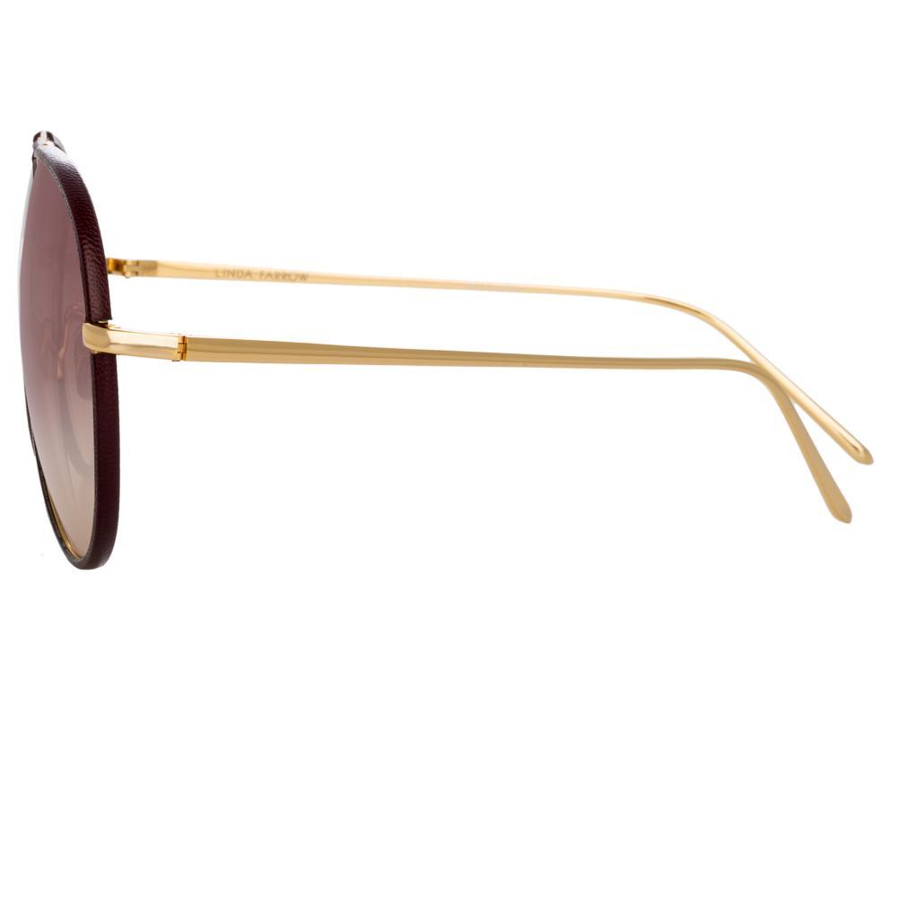 Color_LFL817C6SUN - Linda Farrow Salem C6 Aviator Sunglasses
