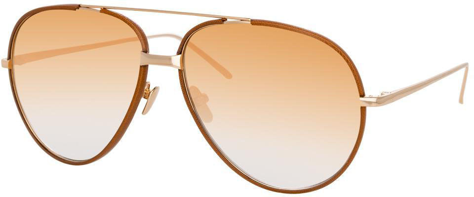 Color_LFL817C8SUN - Linda Farrow Salem C8 Aviator Sunglasses