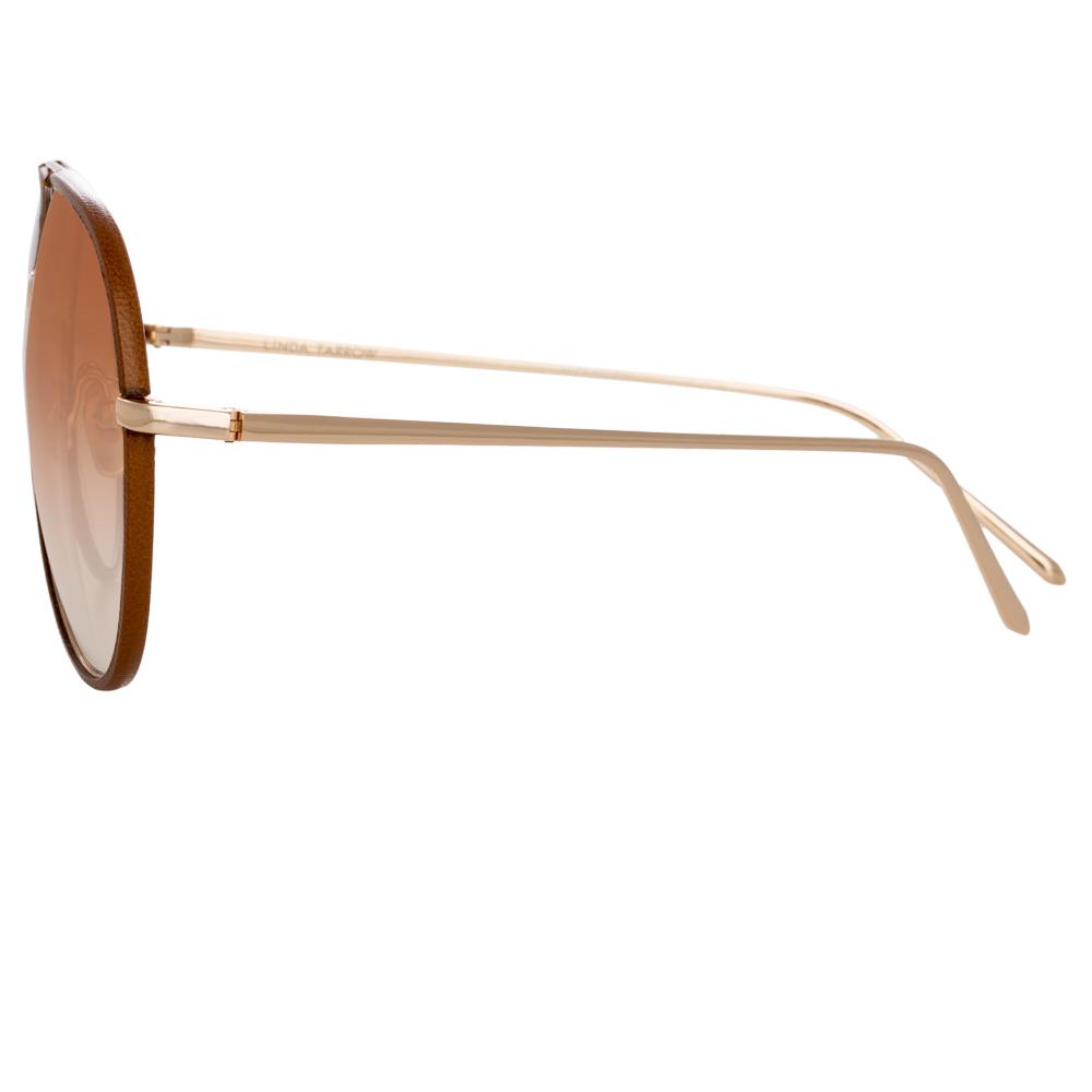 Color_LFL817C8SUN - Linda Farrow Salem C8 Aviator Sunglasses