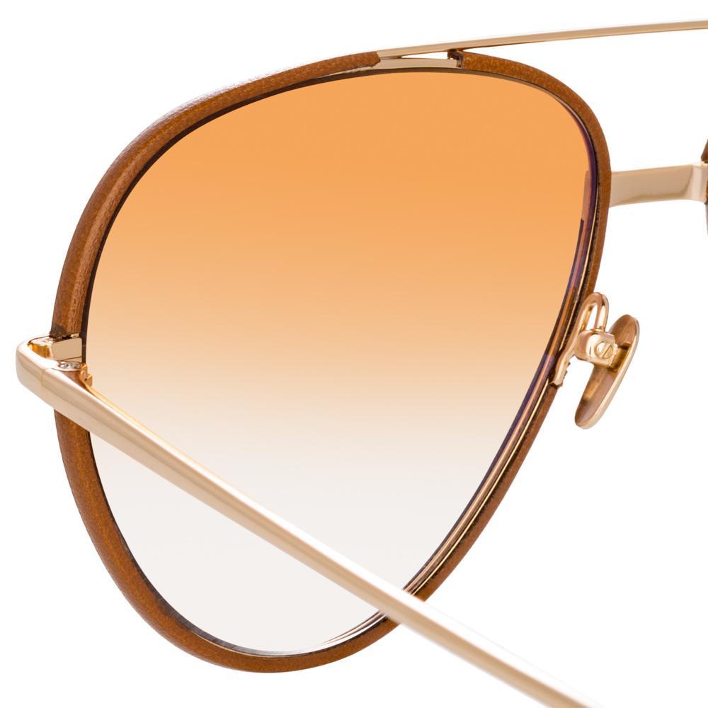 Color_LFL817C8SUN - Linda Farrow Salem C8 Aviator Sunglasses