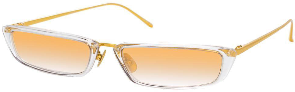 Color_LFL838C6SUN - Linda Farrow Issa C6 Rectangular Sunglasses
