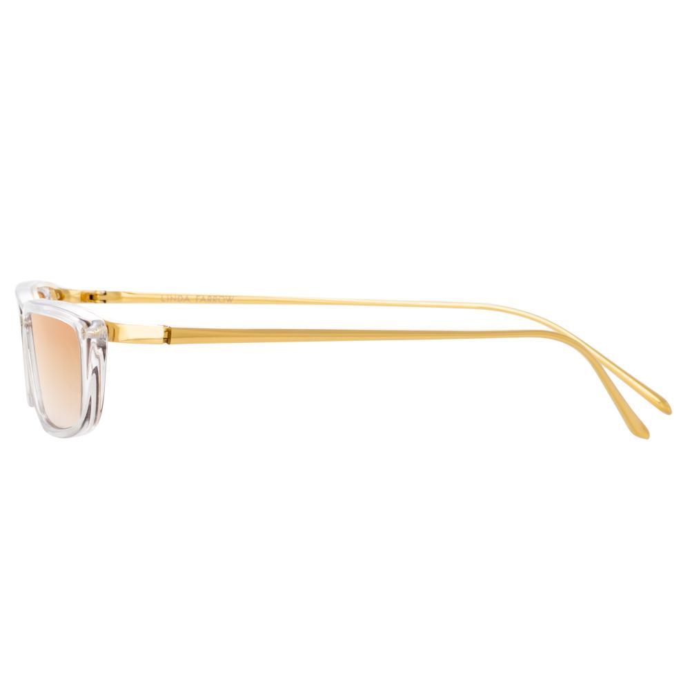 Color_LFL838C6SUN - Linda Farrow Issa C6 Rectangular Sunglasses
