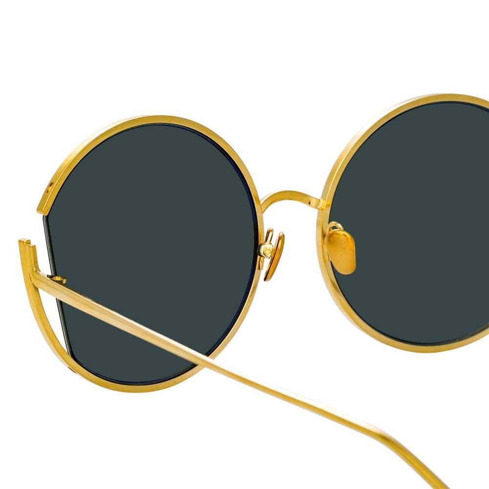 Color_LFL851C4SUN - Linda Farrow Quarry C4 Round Sunglasses