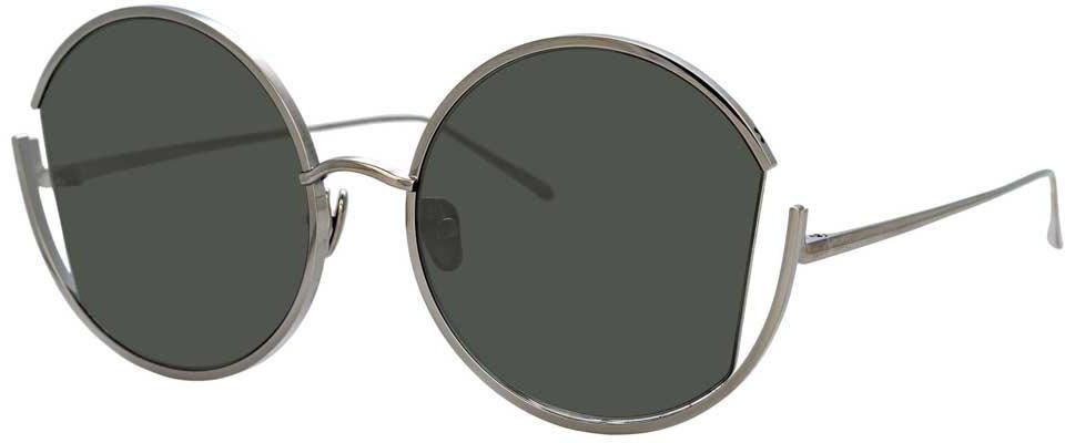 Color_LFL851C5SUN - Linda Farrow Quarry C5 Round Sunglasses