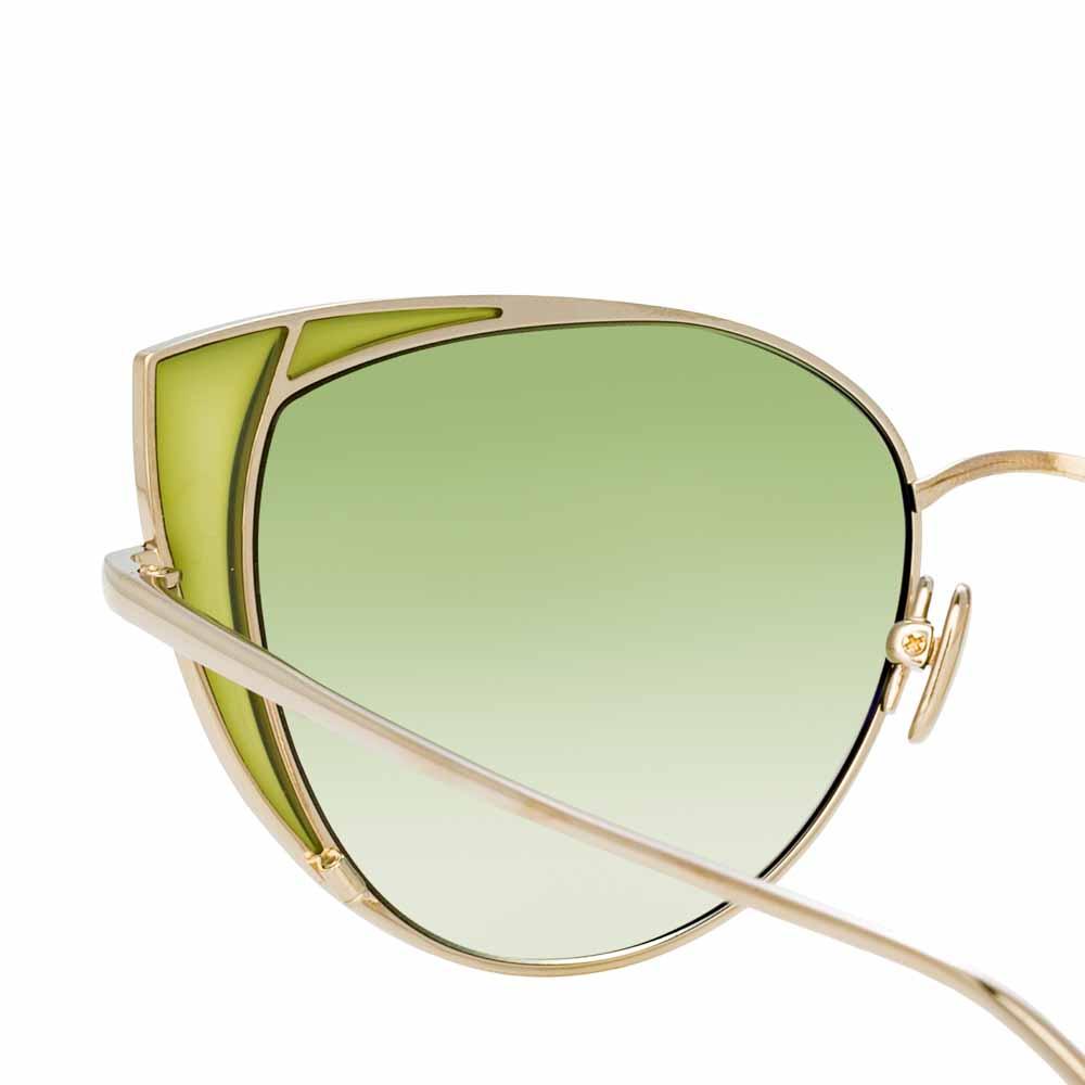 Color_LFL855C10SUN - Linda Farrow Des Vouex C10 Cat Eye Sunglasses