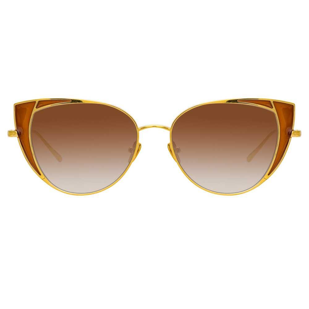 Color_LFL855C2SUN - Linda Farrow Des Vouex C2 Cat Eye Sunglasses