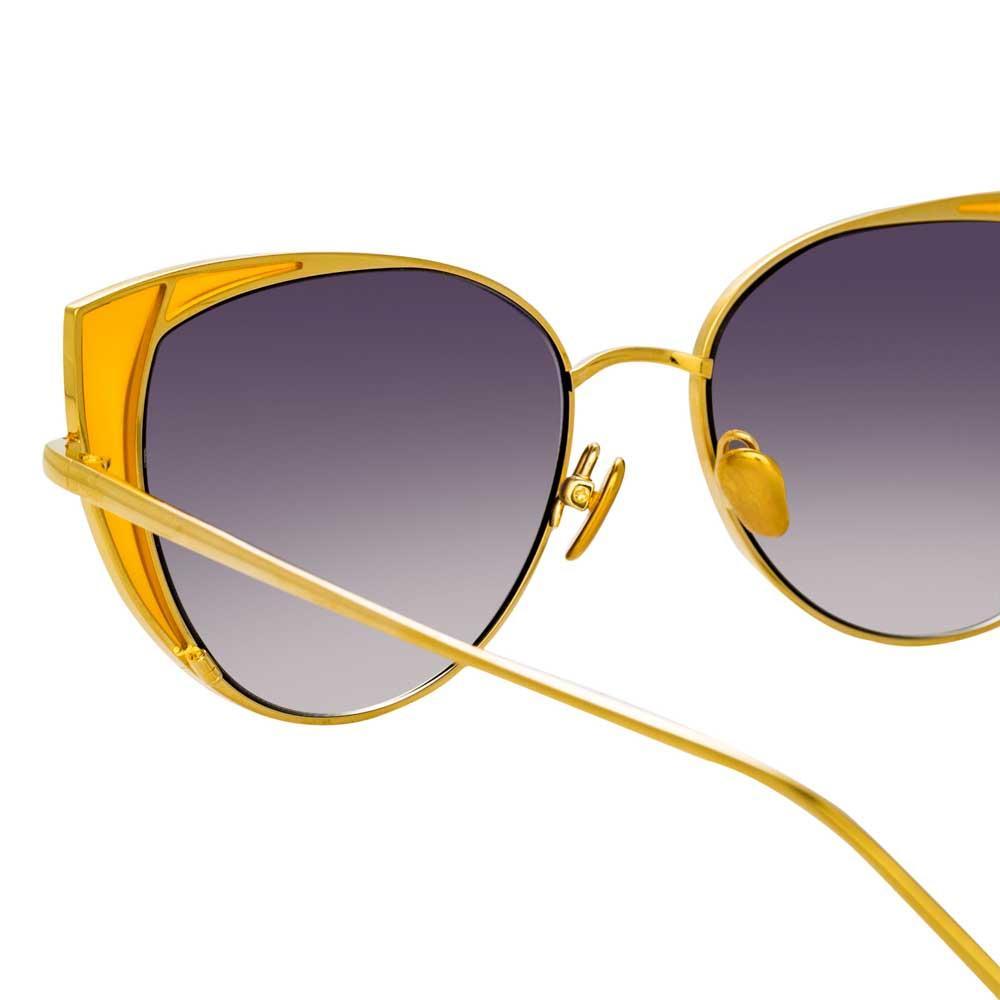 Color_LFL855C3SUN - Linda Farrow Des Vouex C3 Cat Eye Sunglasses