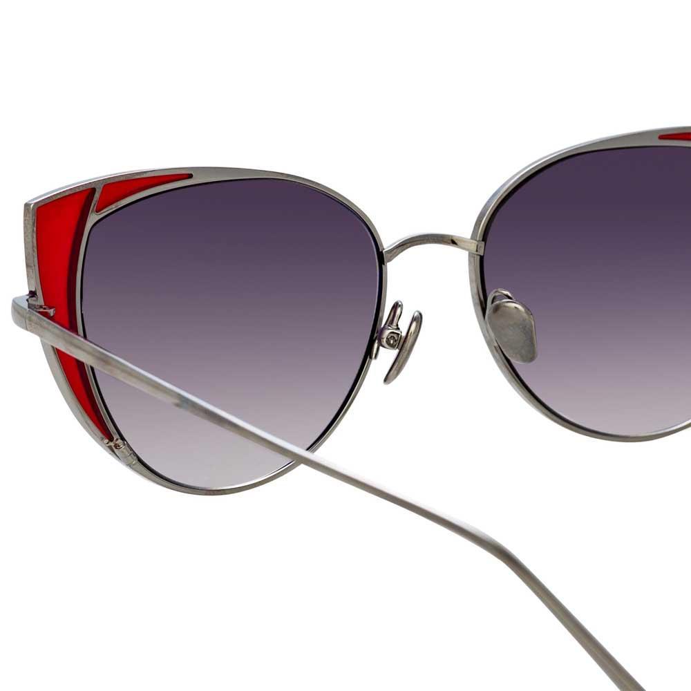 Color_LFL855C5SUN - Linda Farrow Des Vouex C5 Cat Eye Sunglasses