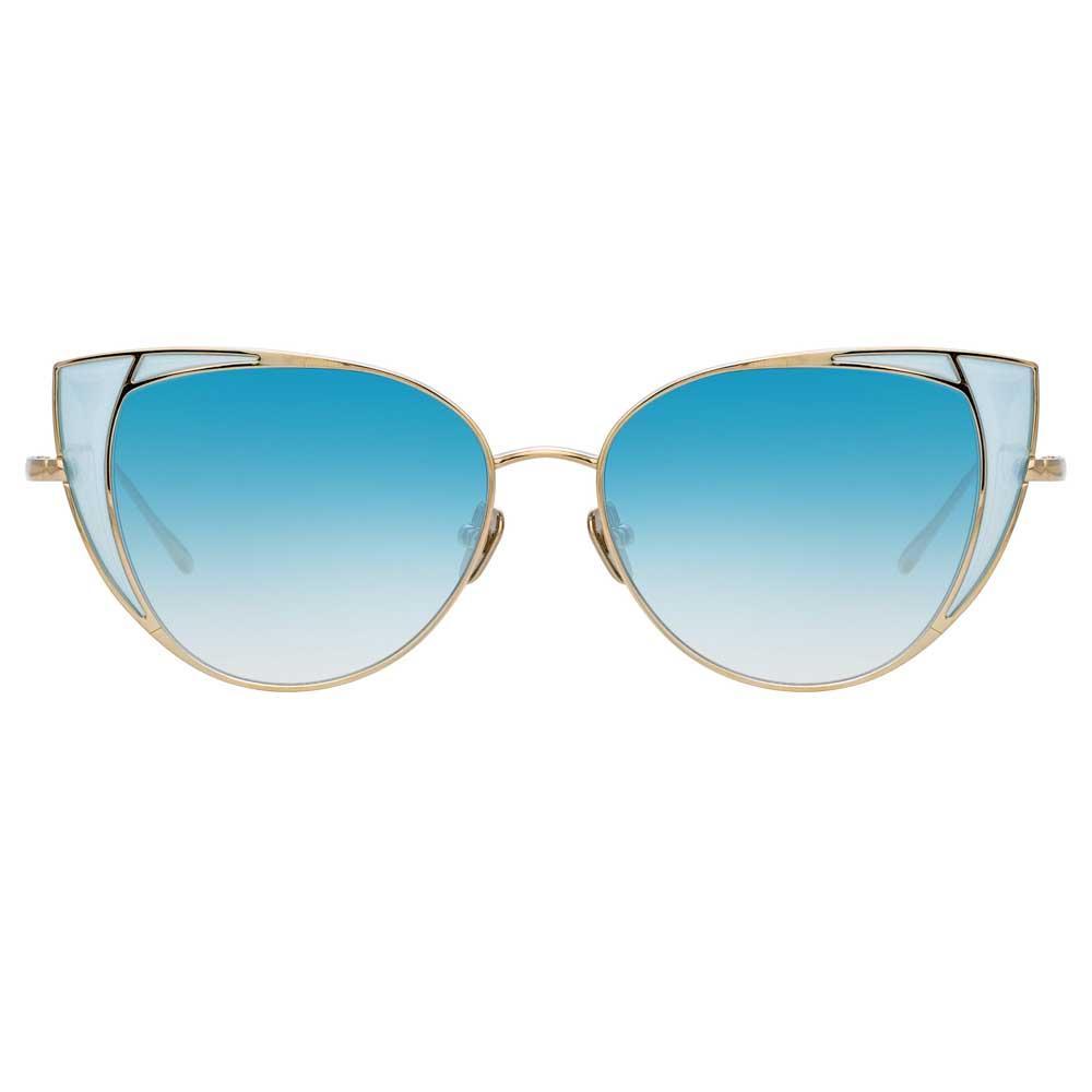 Color_LFL855C7SUN - Linda Farrow Des Vouex C7 Cat Eye Sunglasses