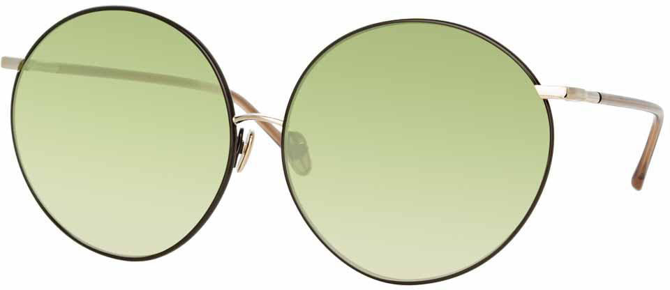 Color_LFL891C6SUN - Linda Farrow Zanie C6 Oversized Sunglasses