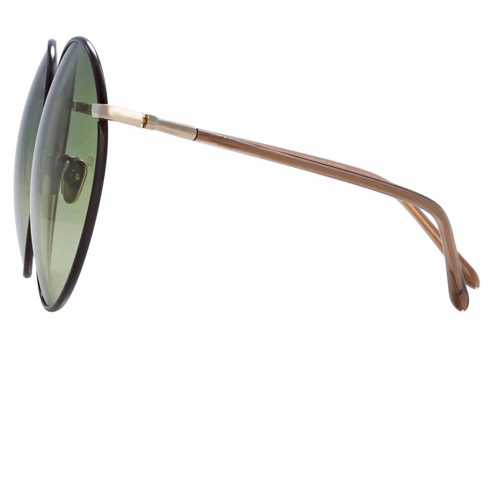 Color_LFL891C6SUN - Linda Farrow Zanie C6 Oversized Sunglasses