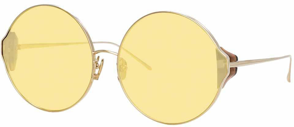 Color_LFL896C6SUN - Linda Farrow Carousel C6 Round Sunglasses