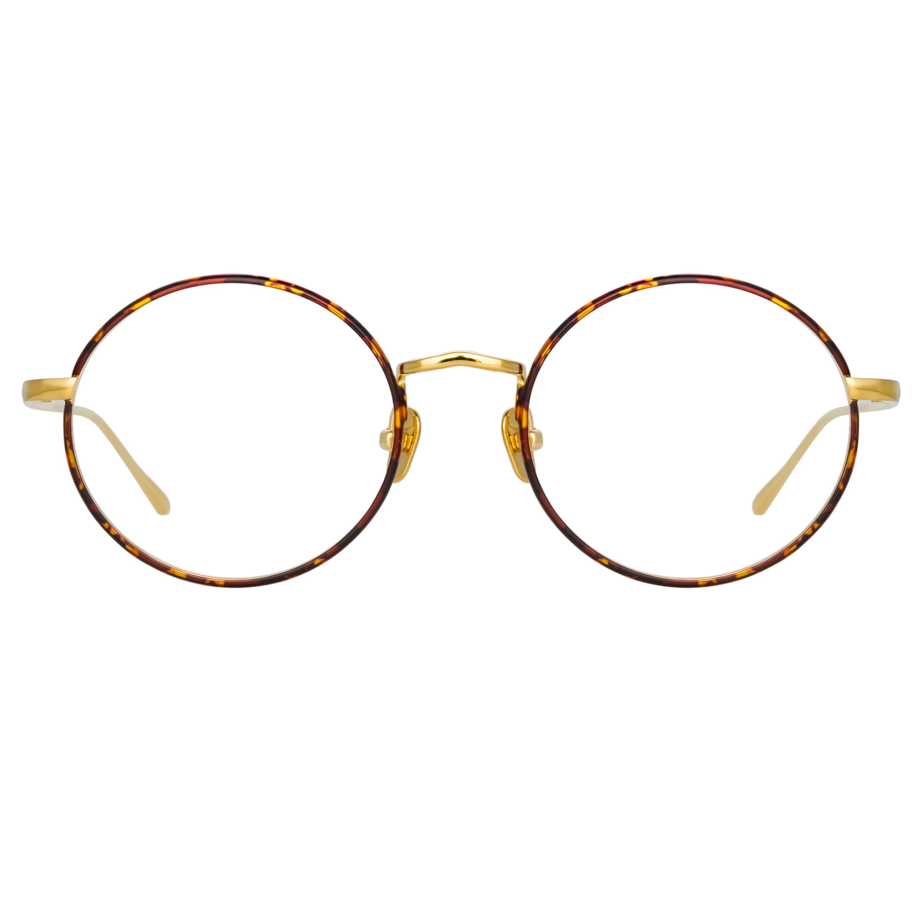 Color_LFL925C5OPT - Adams Oval Optical Frame in Yellow Gold and Tortoiseshell