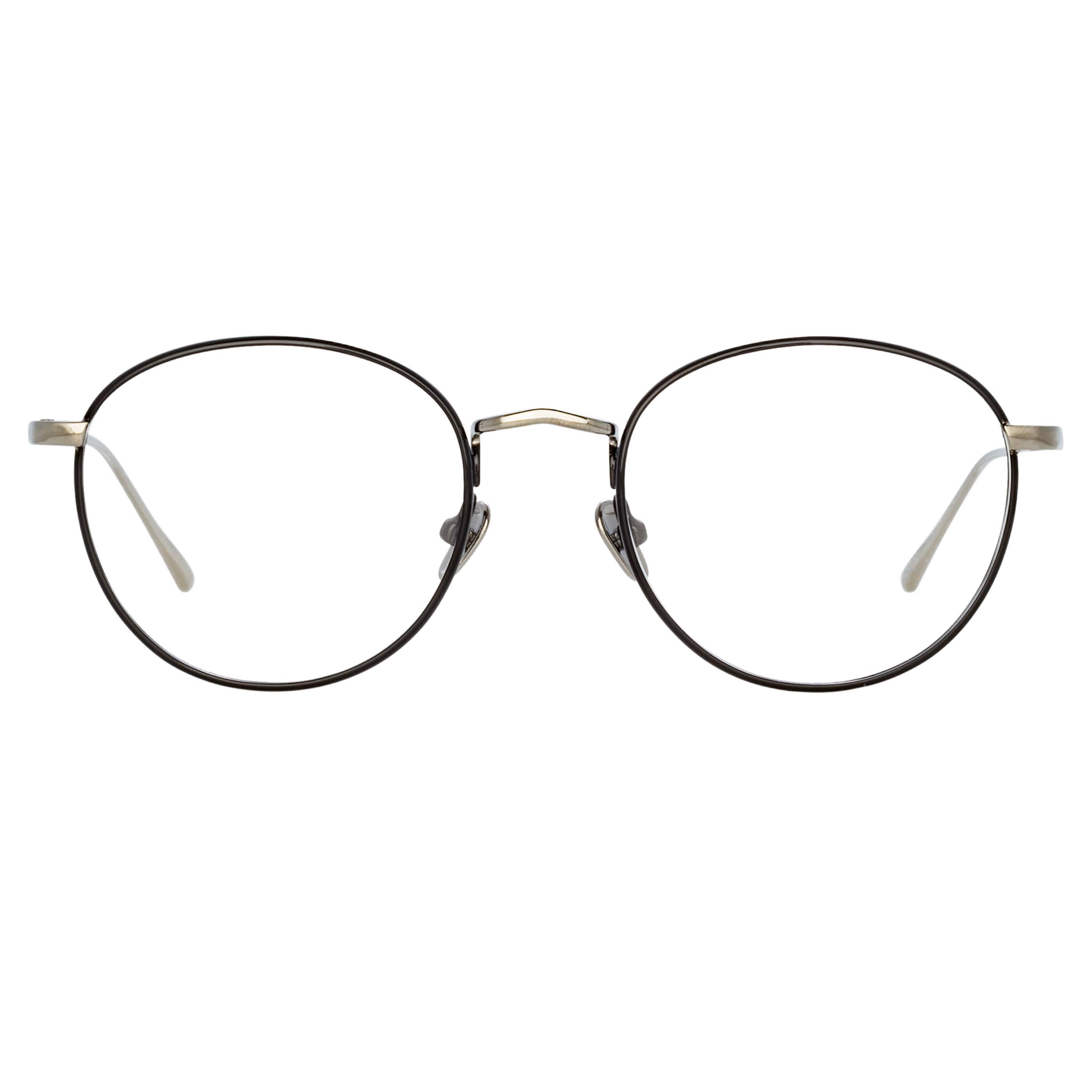 Color_LFL940C2OPT - Harrison Oval Optical Frame in Black and White Gold