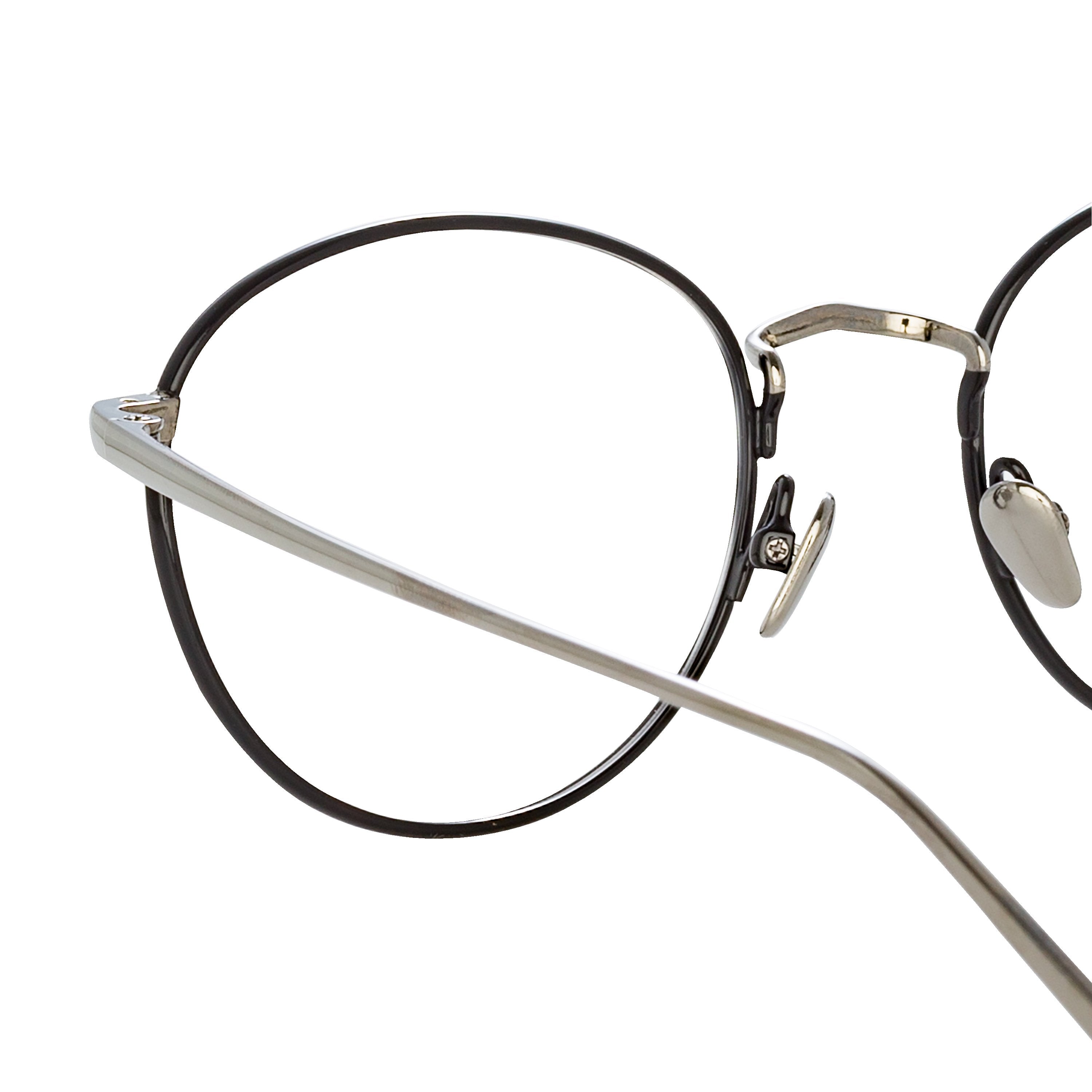 Color_LFL940C2OPT - Harrison Oval Optical Frame in Black and White Gold